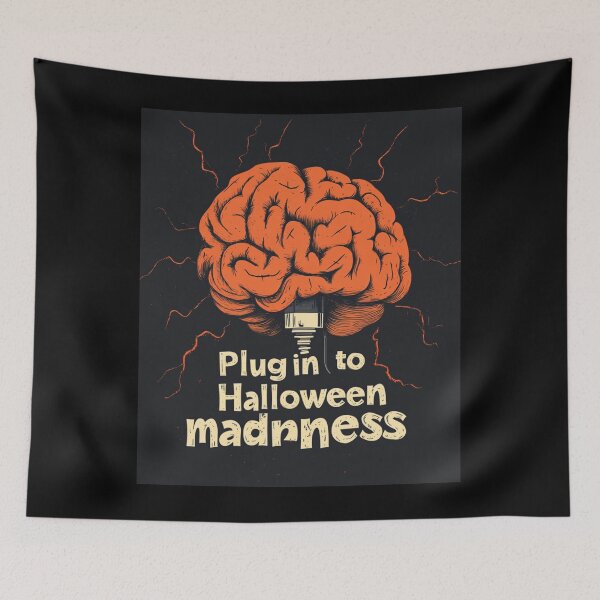 Item preview, Plug in to Halloween Madness designed and sold by StylishShirtsMk.