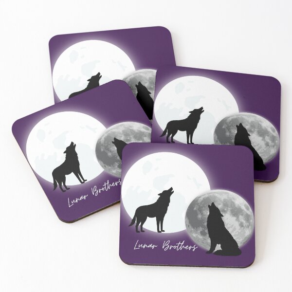 Item preview, Lunar Wolf Brothers, great gifts for anyone who feels a deep connection with nature designed and sold by aggiesArt.