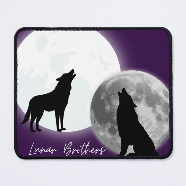 Item preview, Lunar Wolf Brothers, great gifts for anyone who feels a deep connection with nature designed and sold by aggiesArt.