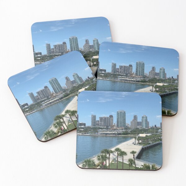 Item preview, View of St Pete from the St Pete Pier designed and sold by Lynn Anne Creations.