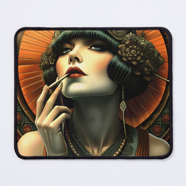 Item preview, Wall Art - Vintage Art Deco Girl #4 - Large designed and sold by ForeverPrintsOK.
