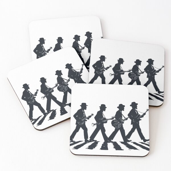 Item preview, 1970s four musicians on Abbey Road crossing designed and sold by Jasava Shop.
