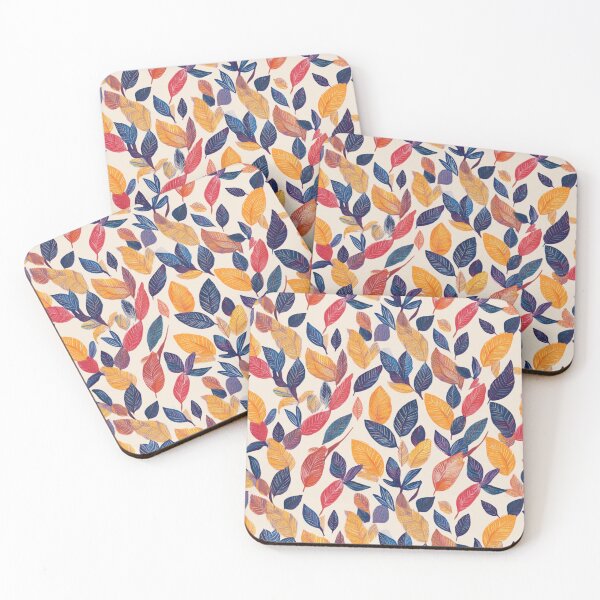 Item preview, Autumn Leaves Pattern designed and sold by NicolasGlowArt.