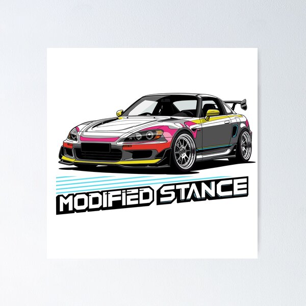 Item preview, S2000 Inspired Concept Car Modified Stance Pop Art #16 designed and sold by ModifiedStance.
