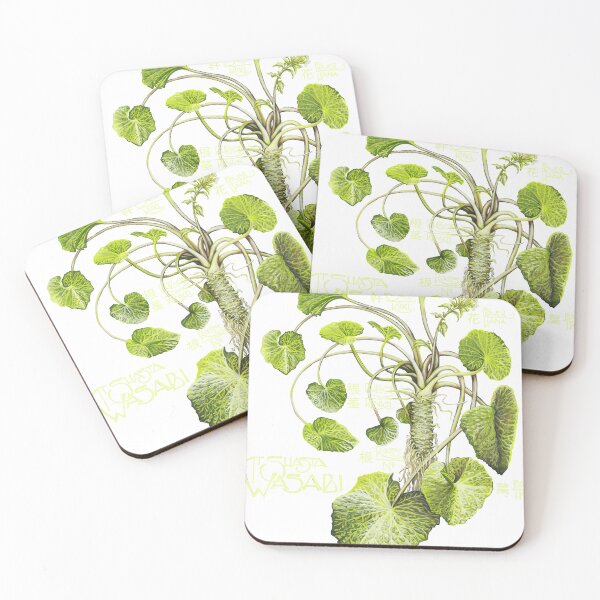 Item preview, Wasabi Botanical - Large White Text designed and sold by Shastawasabi.