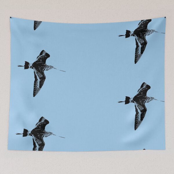 Item preview, Black-tailed Godwit Black Design  designed and sold by designsasstultd.