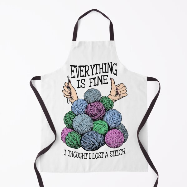 Item preview, Funny Crochet Knitting Lost Stitch Crocheting Sewing Crafter designed and sold by GrandeDuc.