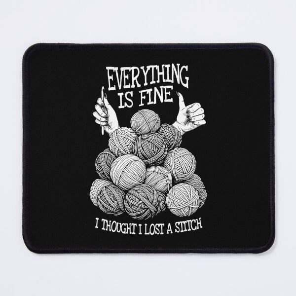 Item preview, Funny Crochet Knitting Lost Stitch Crocheting Sewing Crafter designed and sold by GrandeDuc.