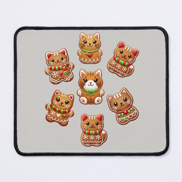 Item preview, Gingerbread kittens Cat-shaped cookie designed and sold by Meandmyshop.