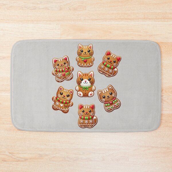Item preview, Gingerbread kittens Cat-shaped cookie designed and sold by Meandmyshop.