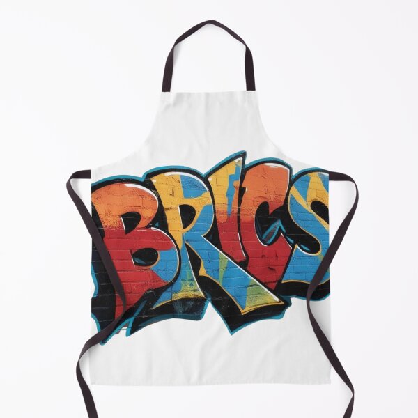 Item preview, A graffiti with the word BRICS. geopolitical economic group designed and sold by studio468.