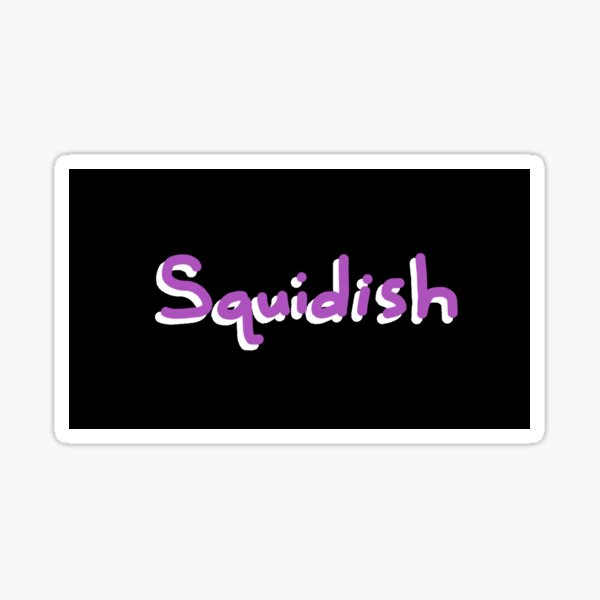 Item preview, 3D Black "Squidish" designed and sold by NotSquidish.