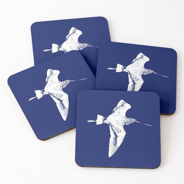 Item preview, Black-tailed Godwit White Design  designed and sold by designsasstultd.