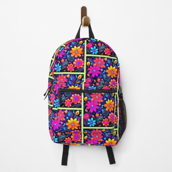 Item preview, Neon Floral Fantasy Art designed and sold by Health And Fitness Posts e-Store.