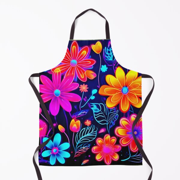 Item preview, Neon Floral Fantasy Art designed and sold by Health And Fitness Posts e-Store.