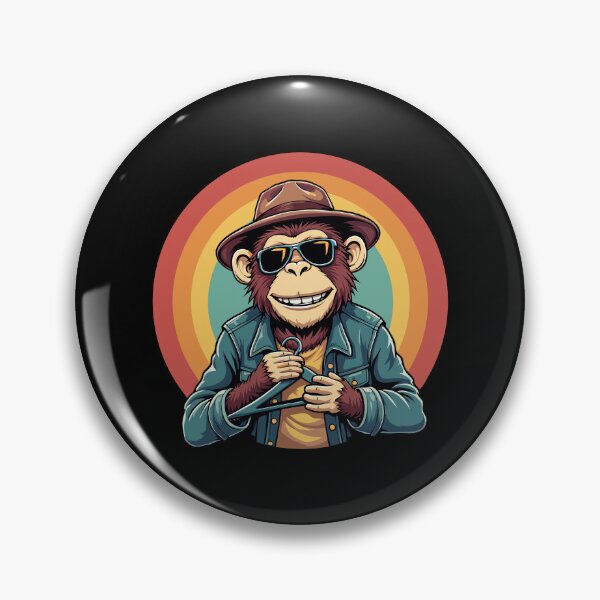 Item preview, Funky vintage monkey designed and sold by savecloth.