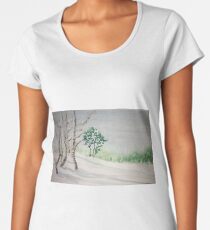 Winter scene Women's Premium T-Shirt