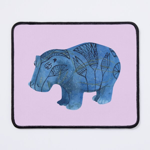 Item preview, WILLIAM THE FAIENCE HIPPOPOTAMUS-Egypt designed and sold by BEATRIZ ABAITUA.
