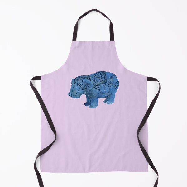 Item preview, WILLIAM THE FAIENCE HIPPOPOTAMUS-Egypt designed and sold by BEATRIZ ABAITUA.