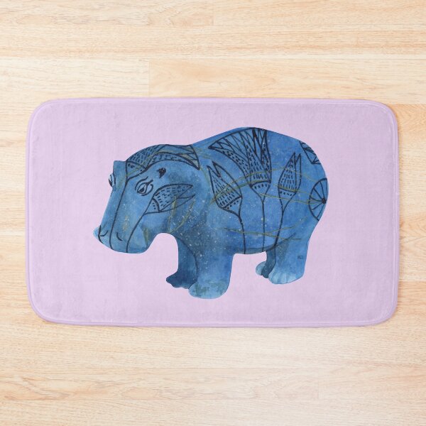 Item preview, WILLIAM THE FAIENCE HIPPOPOTAMUS-Egypt designed and sold by BEATRIZ ABAITUA.