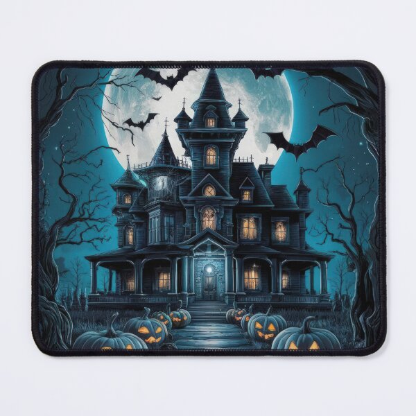 Item preview, halloween dark castle,halloween castle,halloween pumpkin,Halloween Hr,halloween illustration designed and sold by Expressions-Sel.