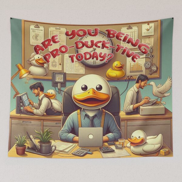 Item preview, Are You Being Productive Today? (Absurdist Humor) designed and sold by nikkolaus.