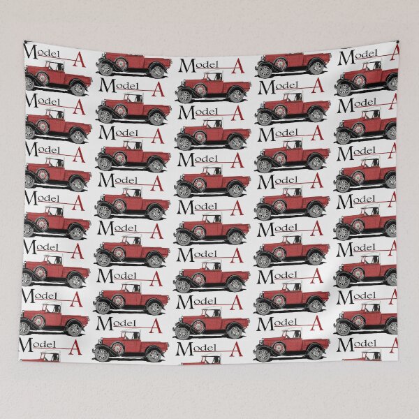 Item preview, Red Ford 1929 Model A pickup truck designed and sold by avenueart01.