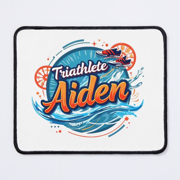 Item preview, Dynamic Triathlete Aiden - Swim, Bike, Run designed and sold by Triathlongram.