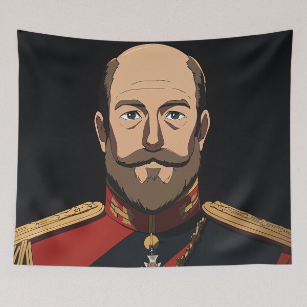 Item preview, King Edward VII | Anime style designed and sold by ComicsFactory.