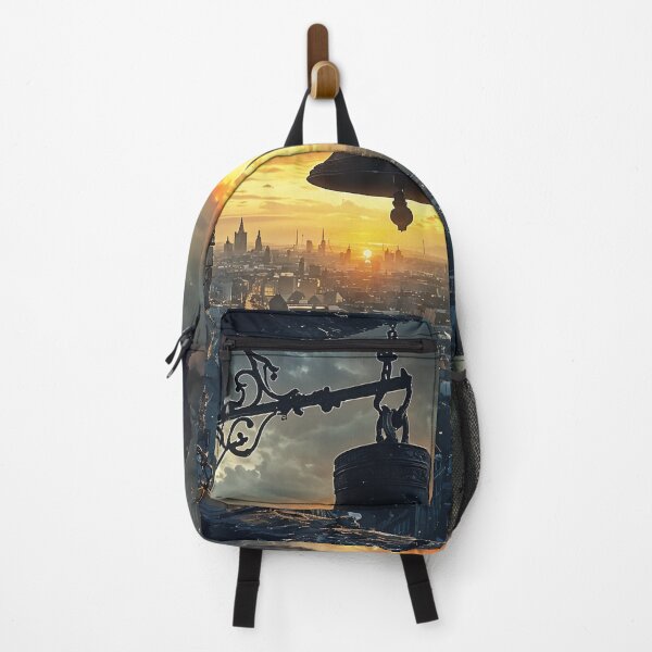 Item preview, Echoes of the Old City: A Bell Tower at Dawn designed and sold by oanaunciuleanu.