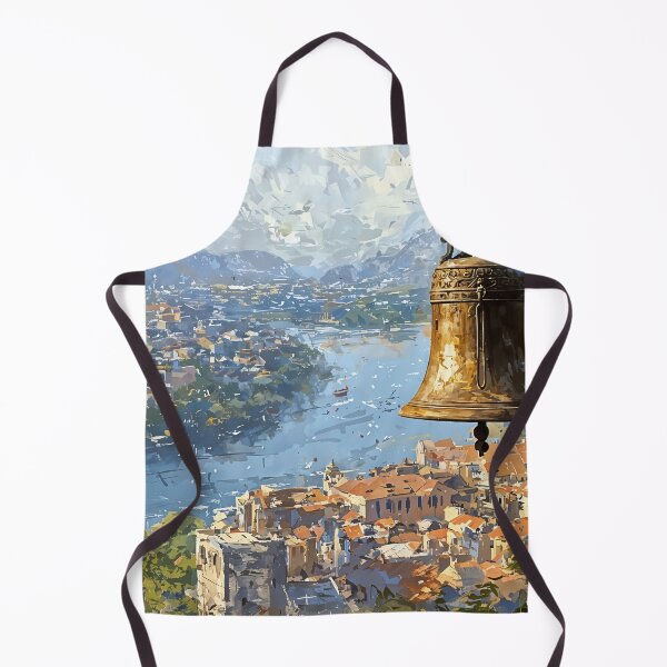 Item preview, Echoes of the Old City: A Bell Tower at Dawn designed and sold by oanaunciuleanu.