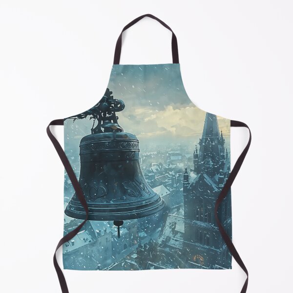 Item preview, Echoes of the Old City: A Bell Tower at Dawn designed and sold by oanaunciuleanu.