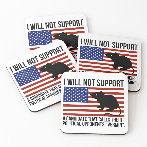 Item preview, Against American fascism “vermin” flag design designed and sold by Rachel the Artist .