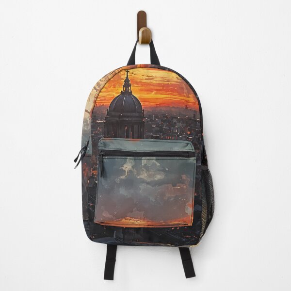 Item preview, Echoes of the Old City: A Bell Tower at Dawn designed and sold by oanaunciuleanu.
