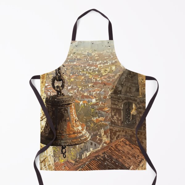 Item preview, Echoes of the Old City: A Bell Tower at Dawn designed and sold by oanaunciuleanu.