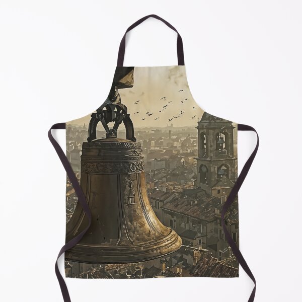 Item preview, Echoes of the Old City: A Bell Tower at Dawn designed and sold by oanaunciuleanu.
