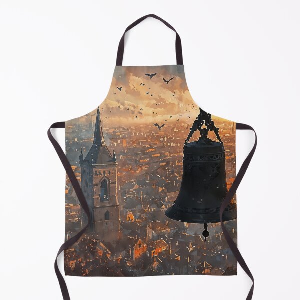 Item preview, Echoes of the Old City: A Bell Tower at Dawn designed and sold by oanaunciuleanu.