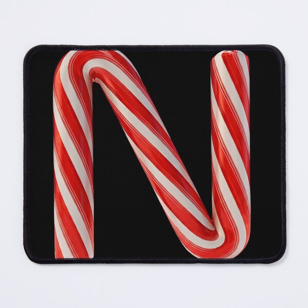 Item preview, CANDY CANE LETTER N designed and sold by ART-TYPE.