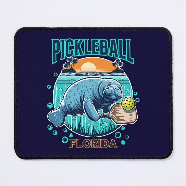 Item preview, Cute Manatee Playing Pickleball in Florida designed and sold by SunNoonPark.