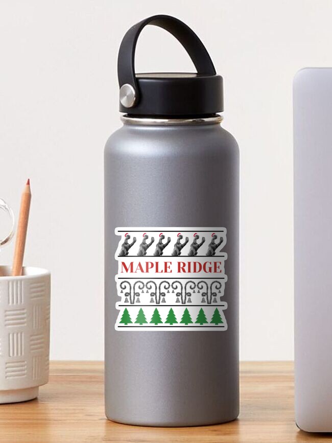 Thumbnail 1 of 3, Sticker, Ugly Christmas Maple Ridge designed and sold by MapleRidgeMus.