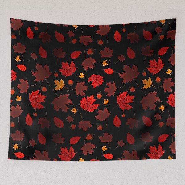 Item preview, Fall autumn leaves pattern designed and sold by Stefrait-7.