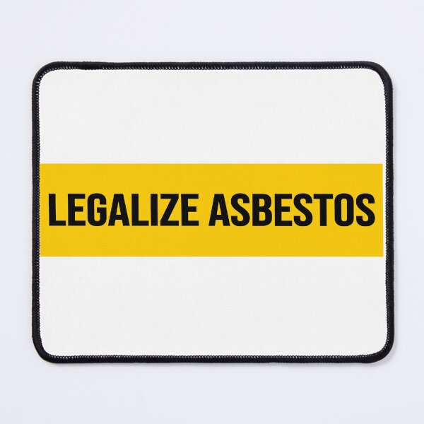 Item preview, Legalize Asbestos Funny Bumper designed and sold by Jaxym.