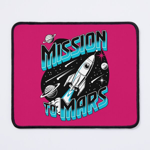 Item preview, Mission To Mars Rocket In Space designed and sold by TheArtOfPat.