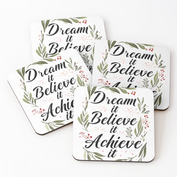 Item preview, Dream it, Believe it, Achieve it designed and sold by DragonPurple.