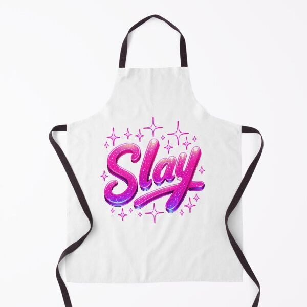 Item preview, Slay bright pink sparkly design stickers and more designed and sold by CRandRRstickers.