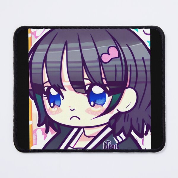 Item preview, Salty Chibi Manga Girl designed and sold by KnottyToons.