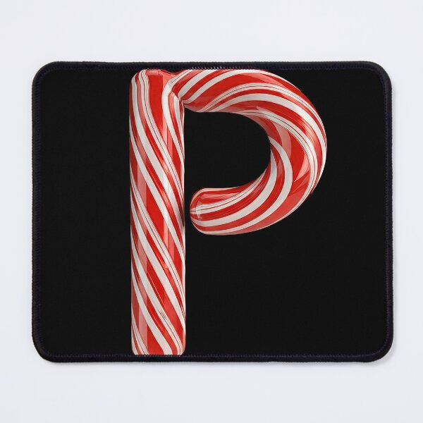 Item preview, CANDY CANE LETTER P designed and sold by ART-TYPE.