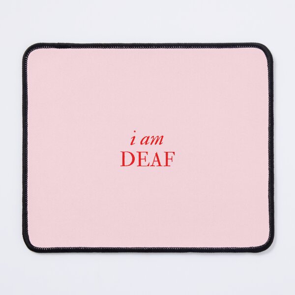 Item preview, I am Deaf - Disability Support designed and sold by mydoodlesateme.