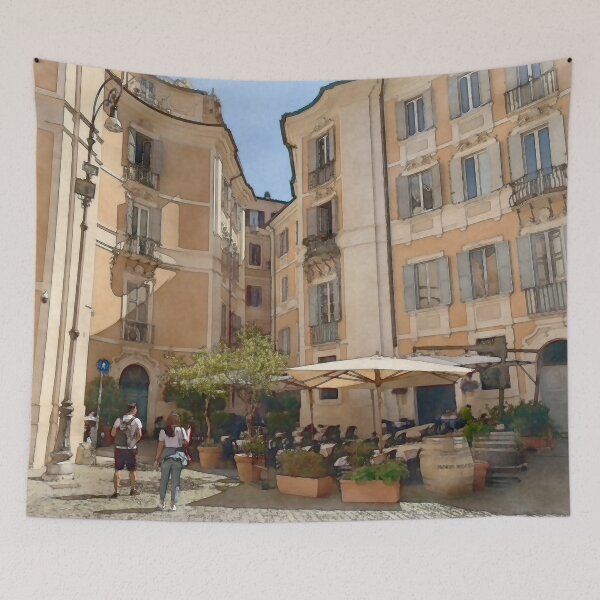 Item preview, Outdoor Cafe Rome Style  designed and sold by KirtTisdale.