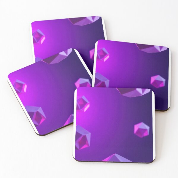 Item preview, Abstract Purple Geometric Background with 3D Polygonal Shapes designed and sold by hjian8219.